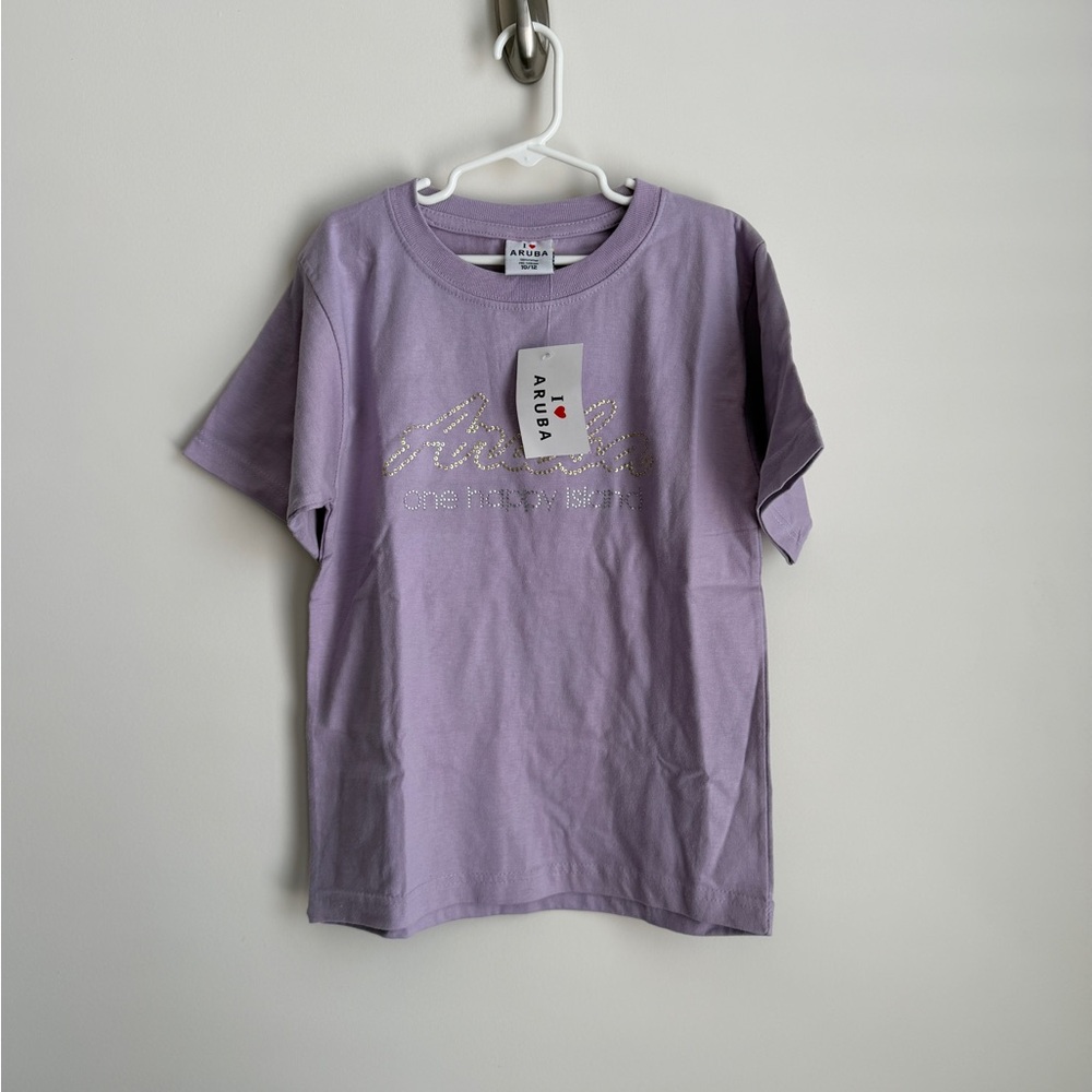 NEW Kids Lavender Aruba Graphic Tee